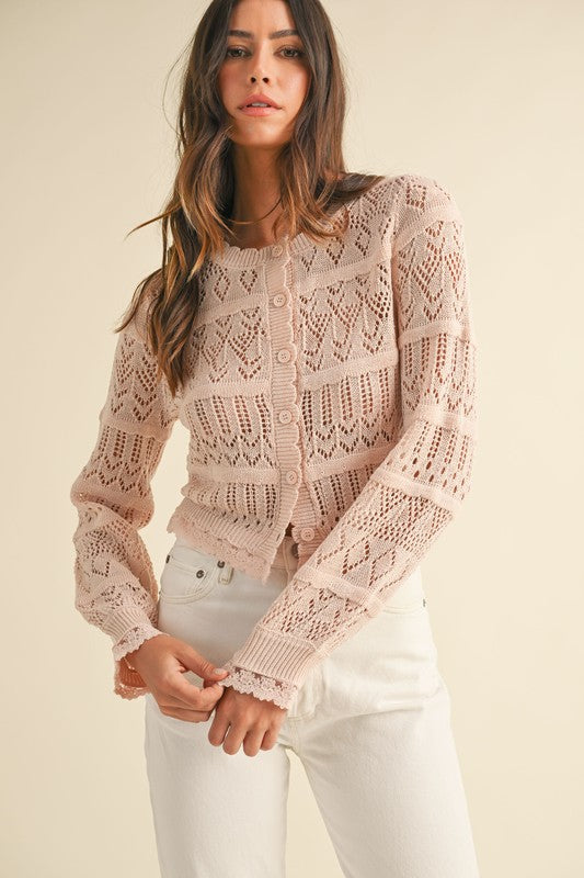 Lace Trim Cardigan – Bomshell Boutique Rehoboth