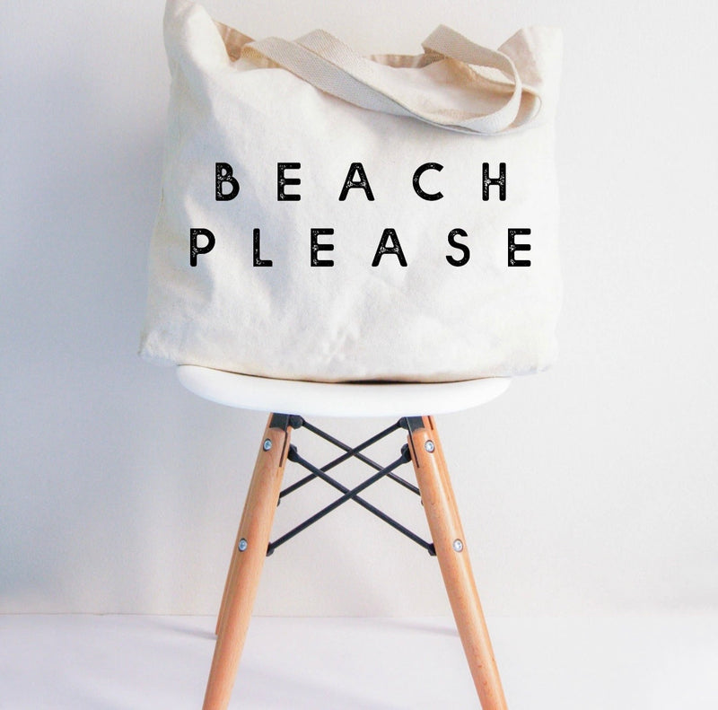 Beach Please XL Tote Bag