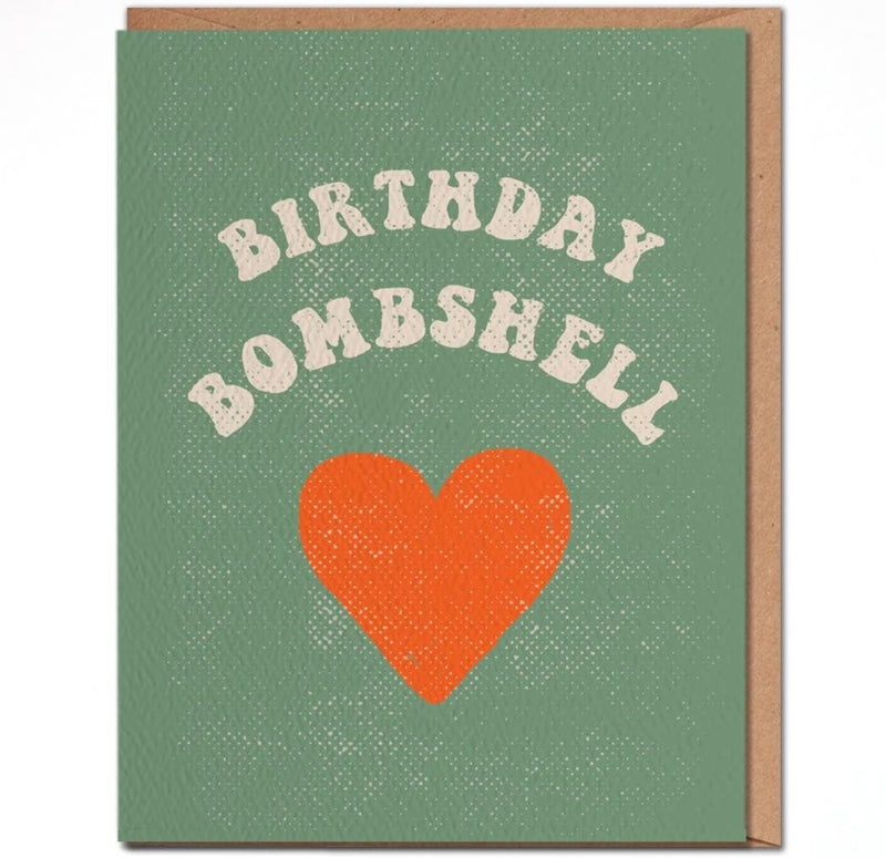 Bombshell Birthday Card