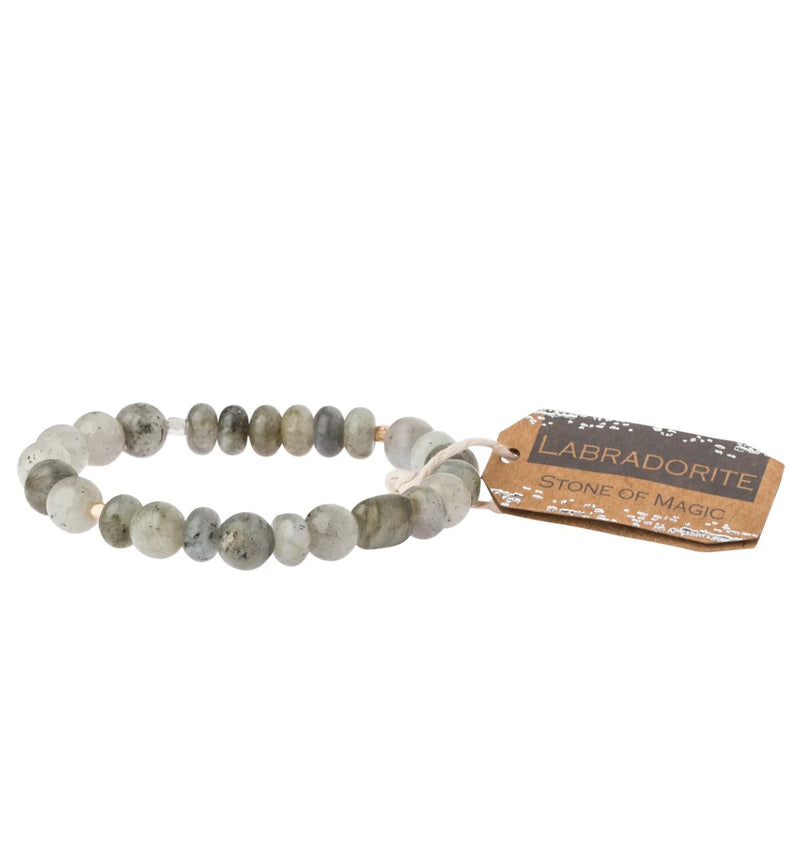 Scout stone stacking bracelet