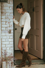 Chunky Ribbed Knit Sweater