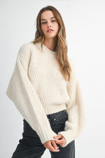 Chunky Ribbed Knit Sweater