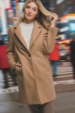 Notched Lapel Coat