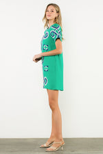 Embroidered Mini Dress