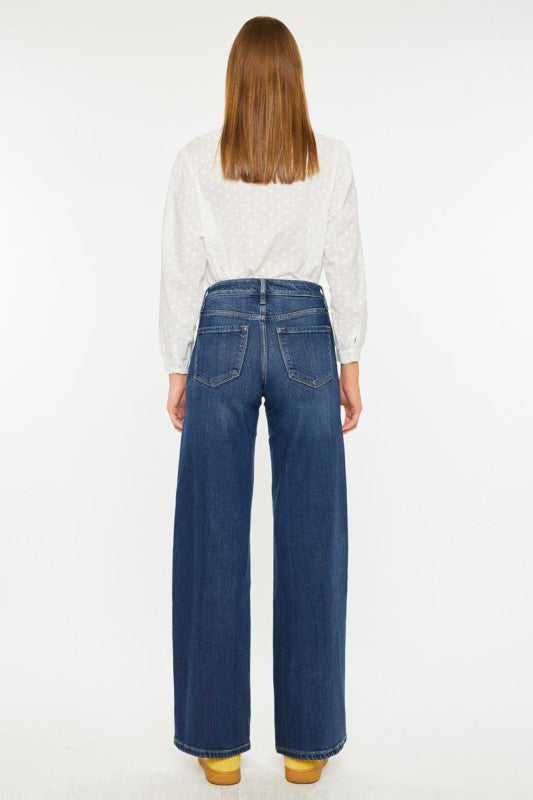High Rise Wide Leg Jeans