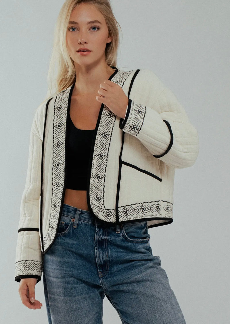 Boho Embroidered Jacket
