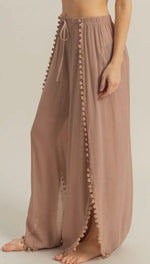 Tulip Hem Coverup Flowy Pants