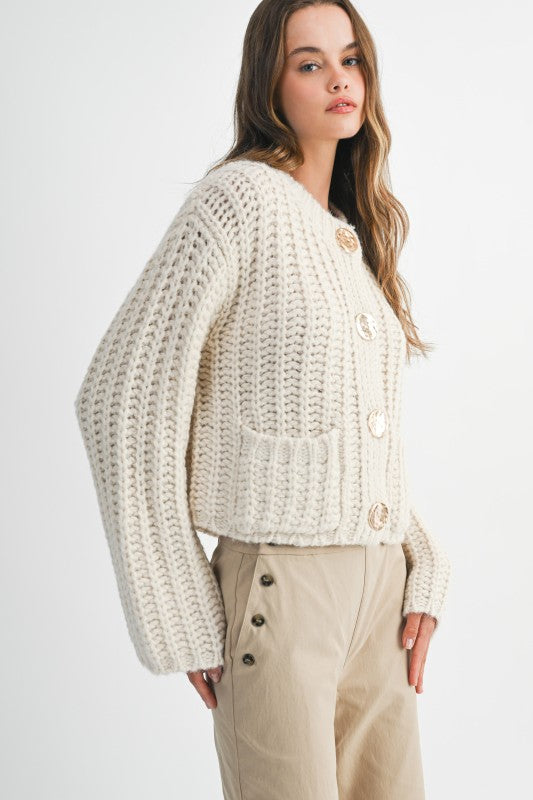 Chunky Knit Cardigan