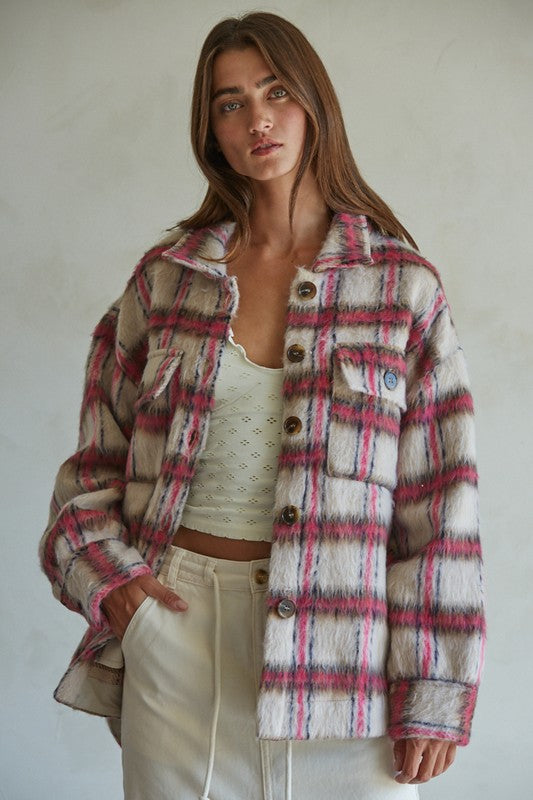 Check In Plaid Jacket