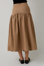 Fit And Flare Maxi Skirt