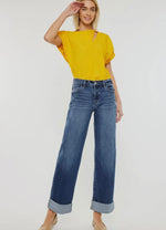 High Rise Wide Leg Denim