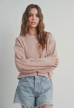 Fall Cable Knit Sweater