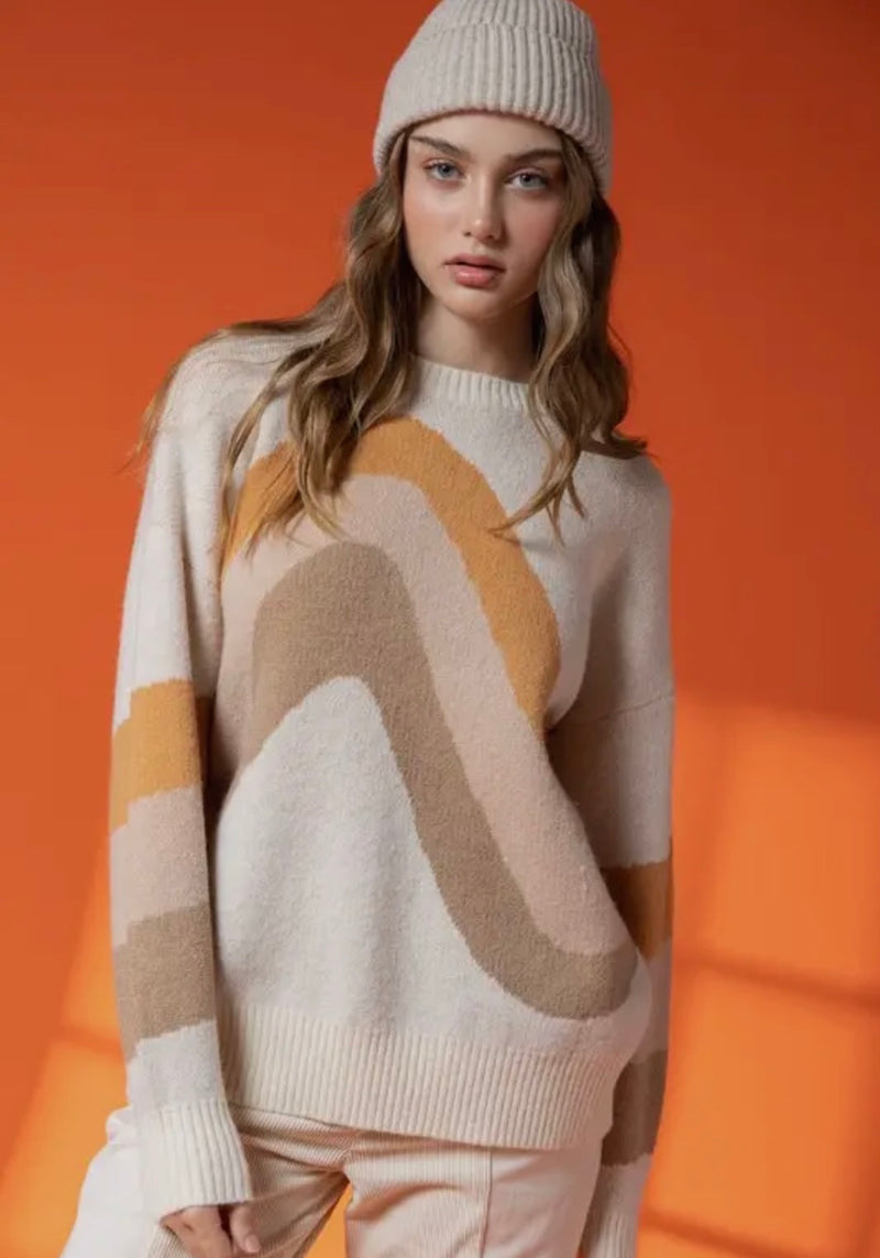 Chloe Wave Sweater
