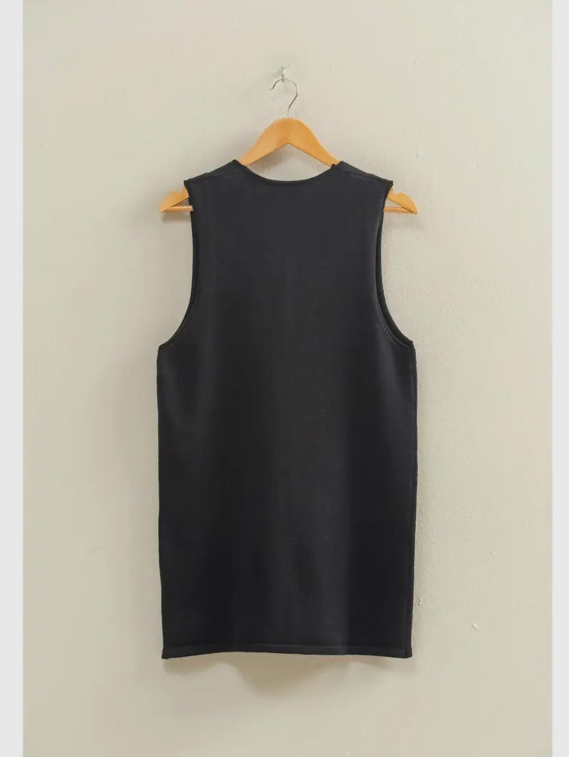 V Neck Mini Dress