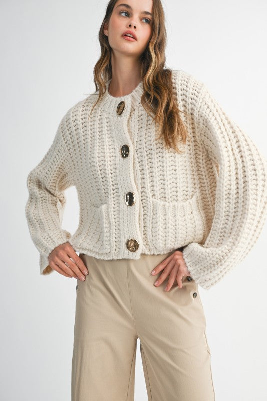 Chunky Knit Cardigan