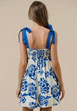Shoulder Tie Mini Dress