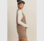 V Neck Mini Dress