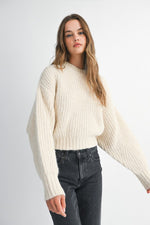 Chunky Ribbed Knit Sweater
