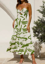 Twist Front Maxi Dress