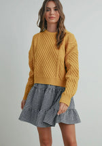 Fall Cable Knit Sweater