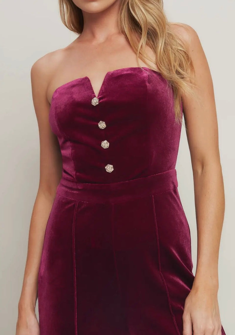 Velvet Jumpsuit