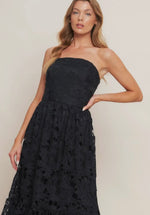 Woven Lace Midi Dress