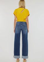 High Rise Wide Leg Denim