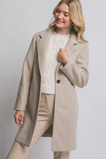 Notched Lapel Coat