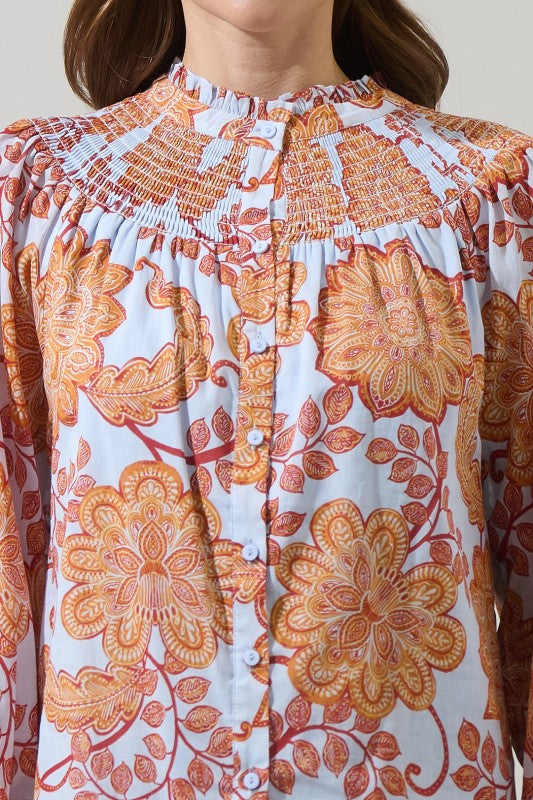 Siany Smocked Top