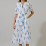 Yila Floral Midi Dress