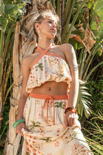 Printed Halter Top