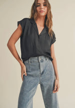 Cap Sleeve Blouse