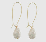 Natural Pearl Minimalist Threader Earrings