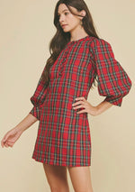 Plaid Button Down Dress