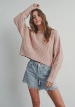 Fall Cable Knit Sweater