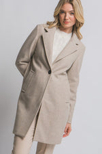 Notched Lapel Coat