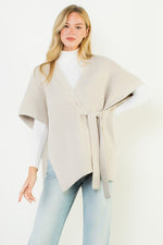 Sleeveless Knitted Cardigan
