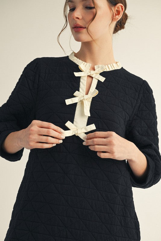 Bow Shift Dress