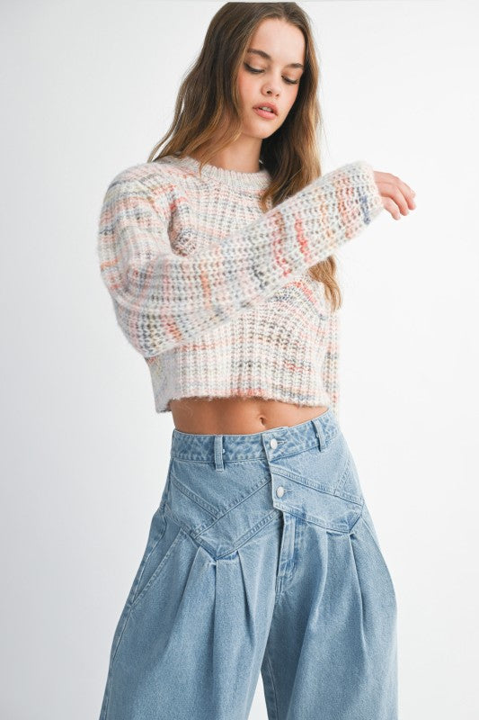 Stripe Sweater Top
