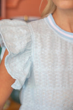 Smocked Tulle Top