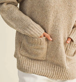 Front Patch Pocket Sweater