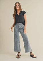 Cap Sleeve Blouse