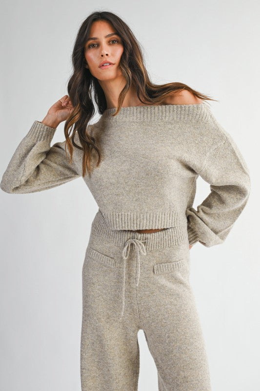 Off One Shoulder Sweater