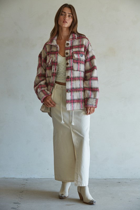 Check In Plaid Jacket
