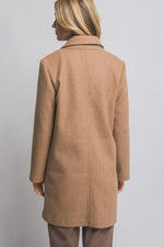 Notched Lapel Coat