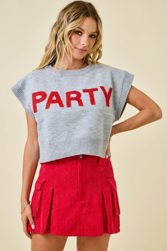 Party Sweater Vest