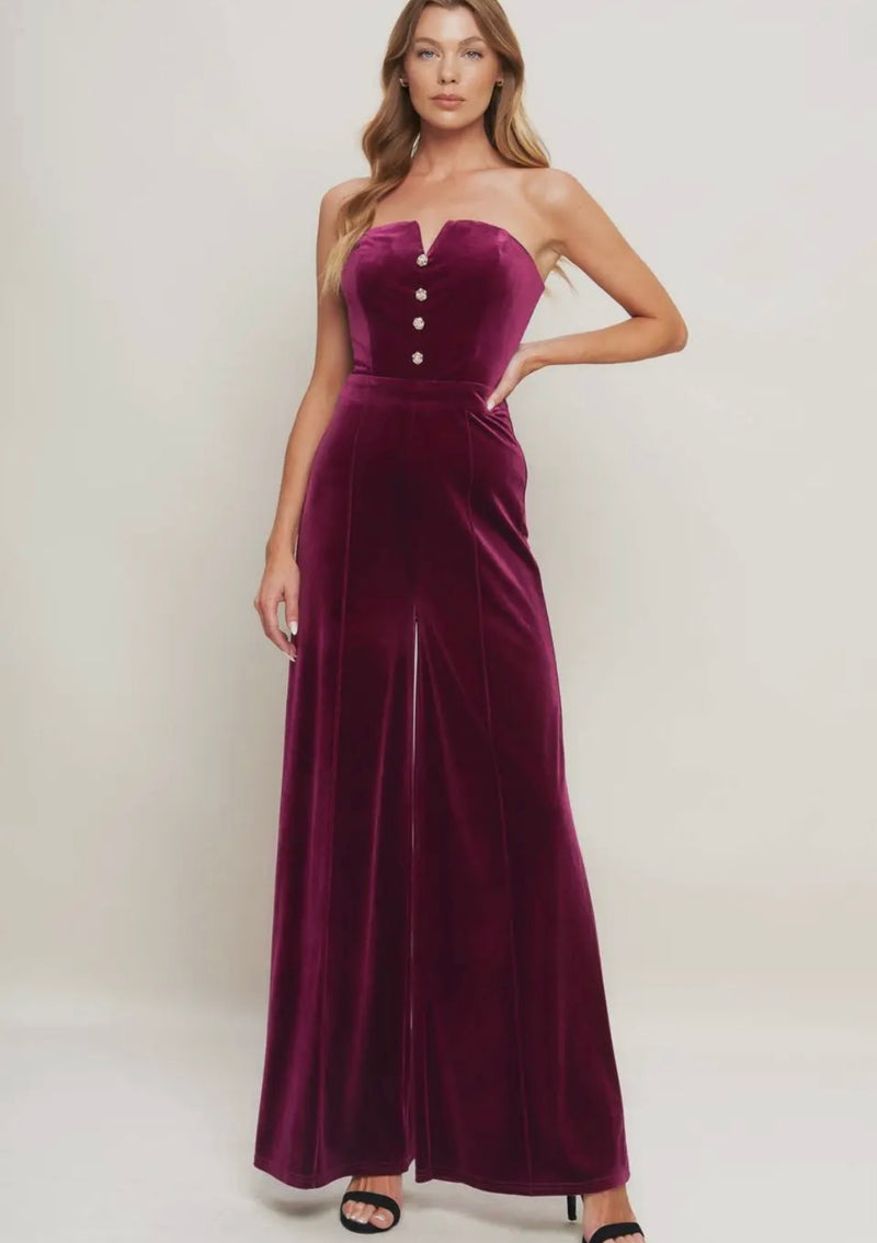 Velvet Jumpsuit