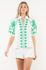 Kelly Textured Top