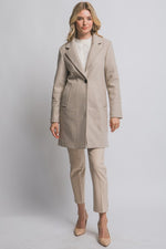 Notched Lapel Coat