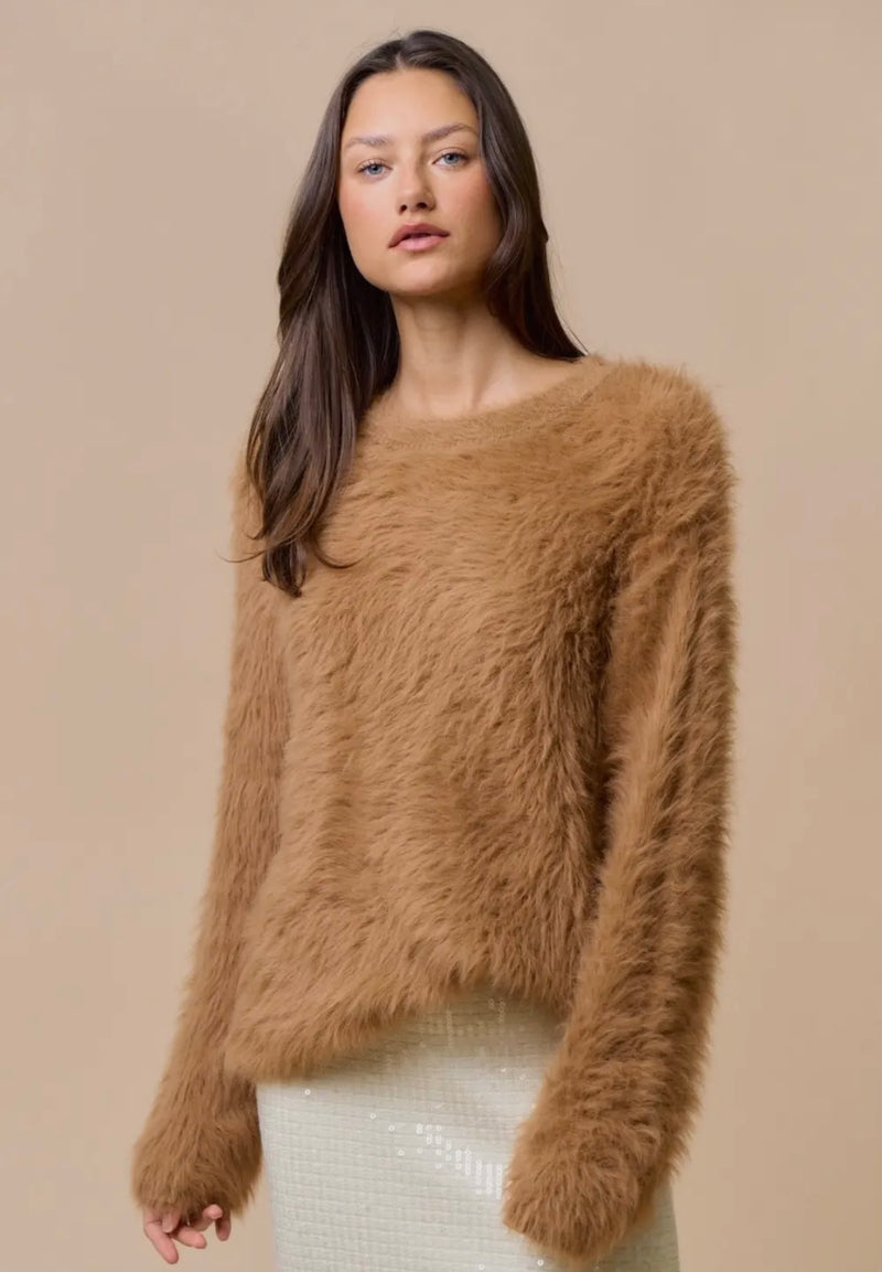 Crew Neck Sweater Top